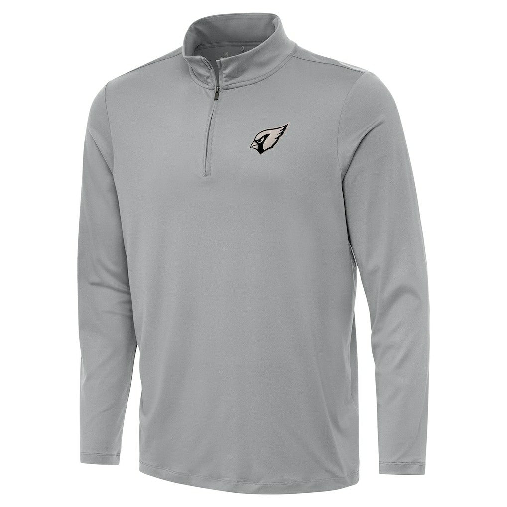 Arizona Cardinals Antigua Reprocess Quarter-Zip Top - Gray - NFL