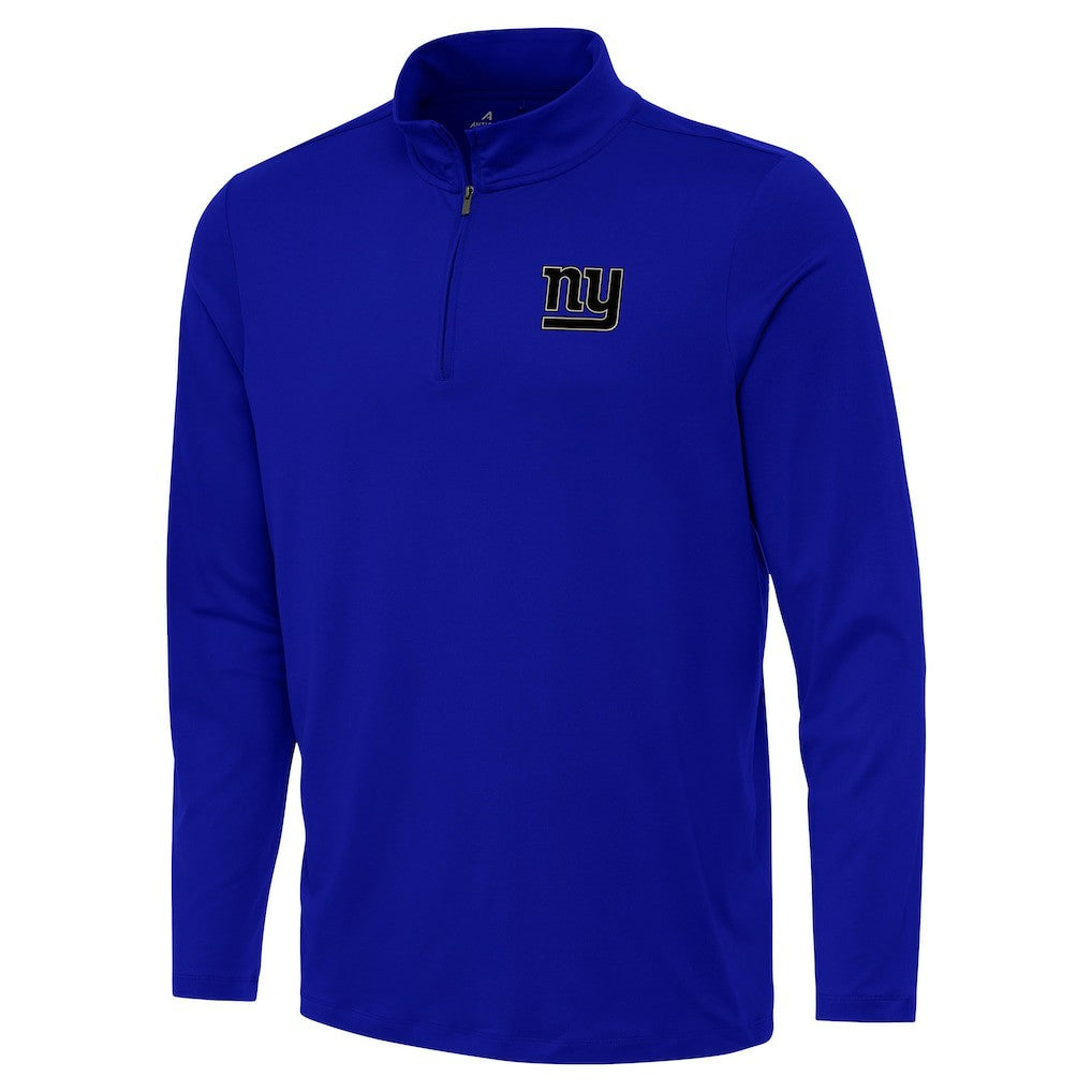 New York Giants Antigua Reprocess Quarter-Zip Top - Royal - NFL