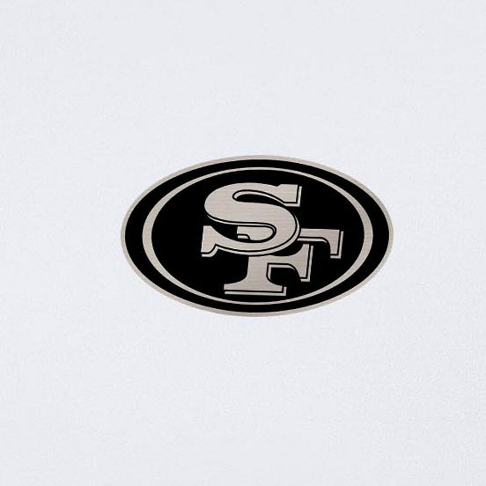 San Francisco 49ers Antigua Reprocess Quarter-Zip Top - White - NFL