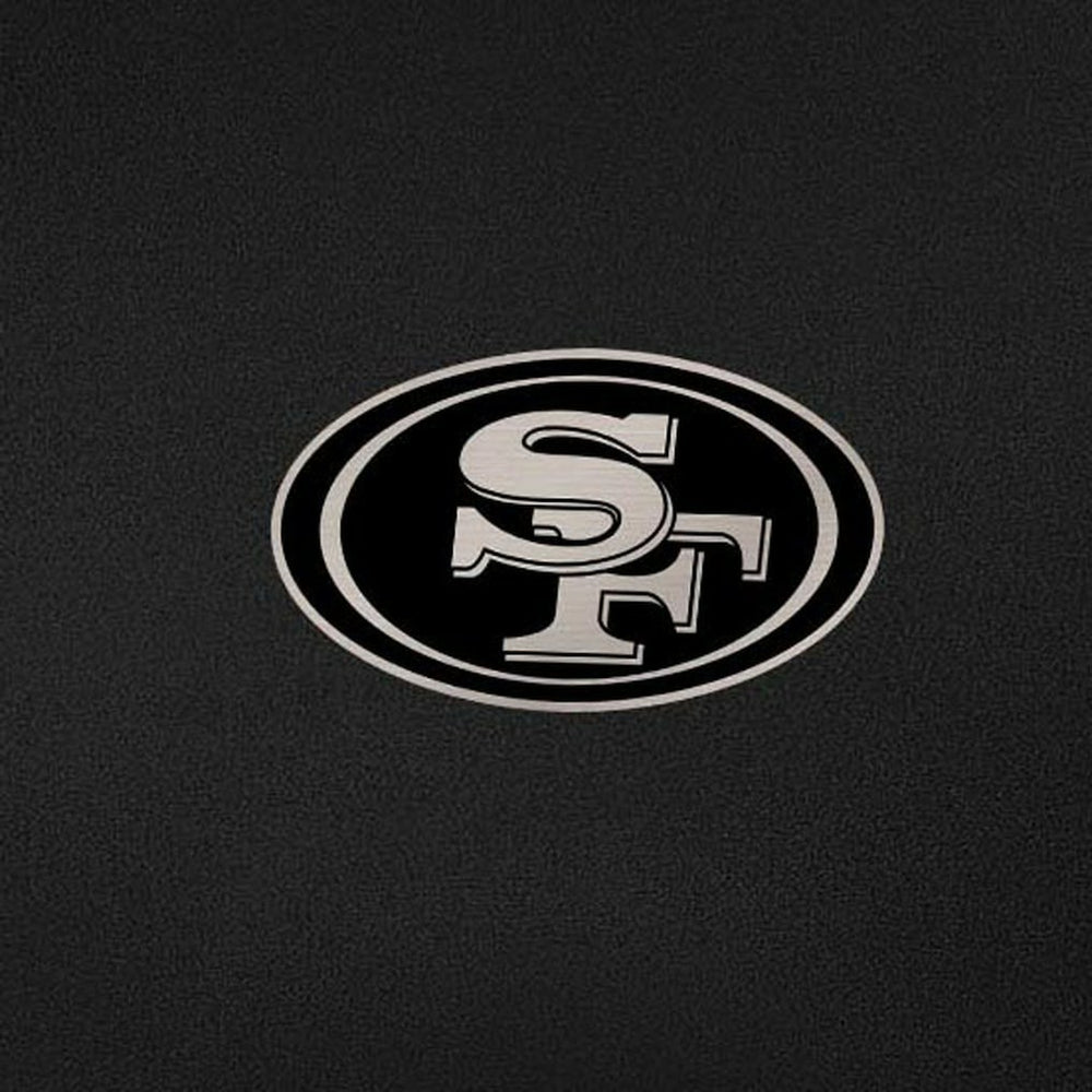 San Francisco 49ers Antigua Reprocess Quarter-Zip Top - Black - NFL