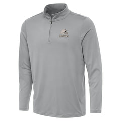 Cleveland Browns Antigua Reprocess Quarter-Zip Top - Gray - NFL