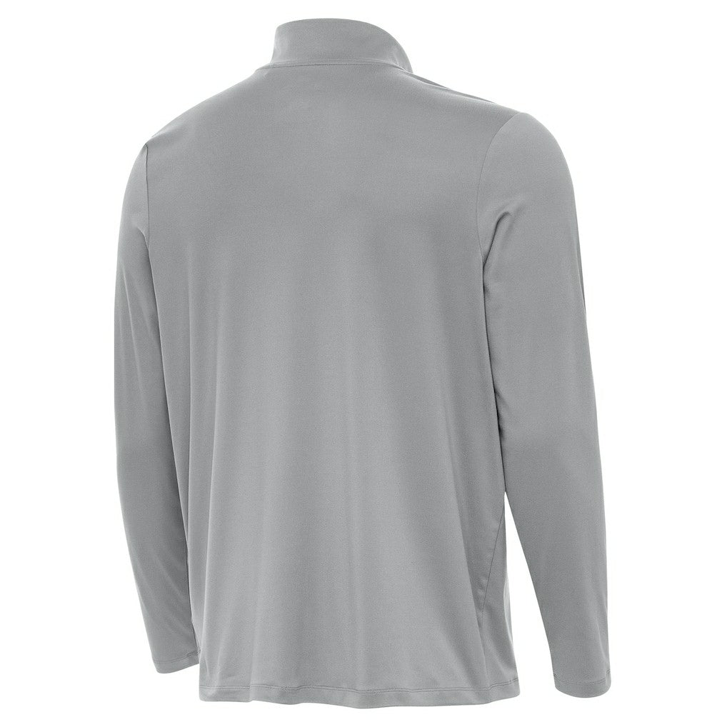 Cleveland Browns Antigua Reprocess Quarter-Zip Top - Gray - NFL