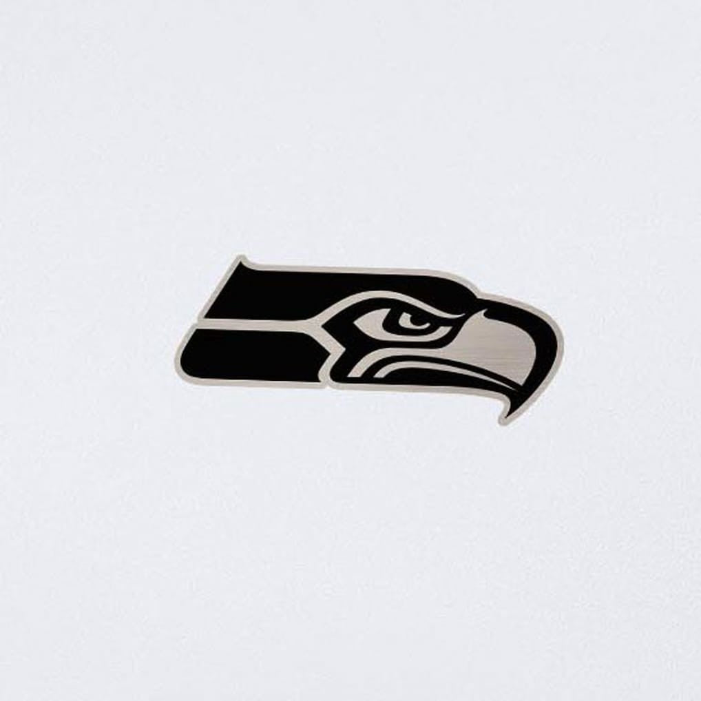 Seattle Seahawks Antigua Reprocess Quarter-Zip Top - White - NFL