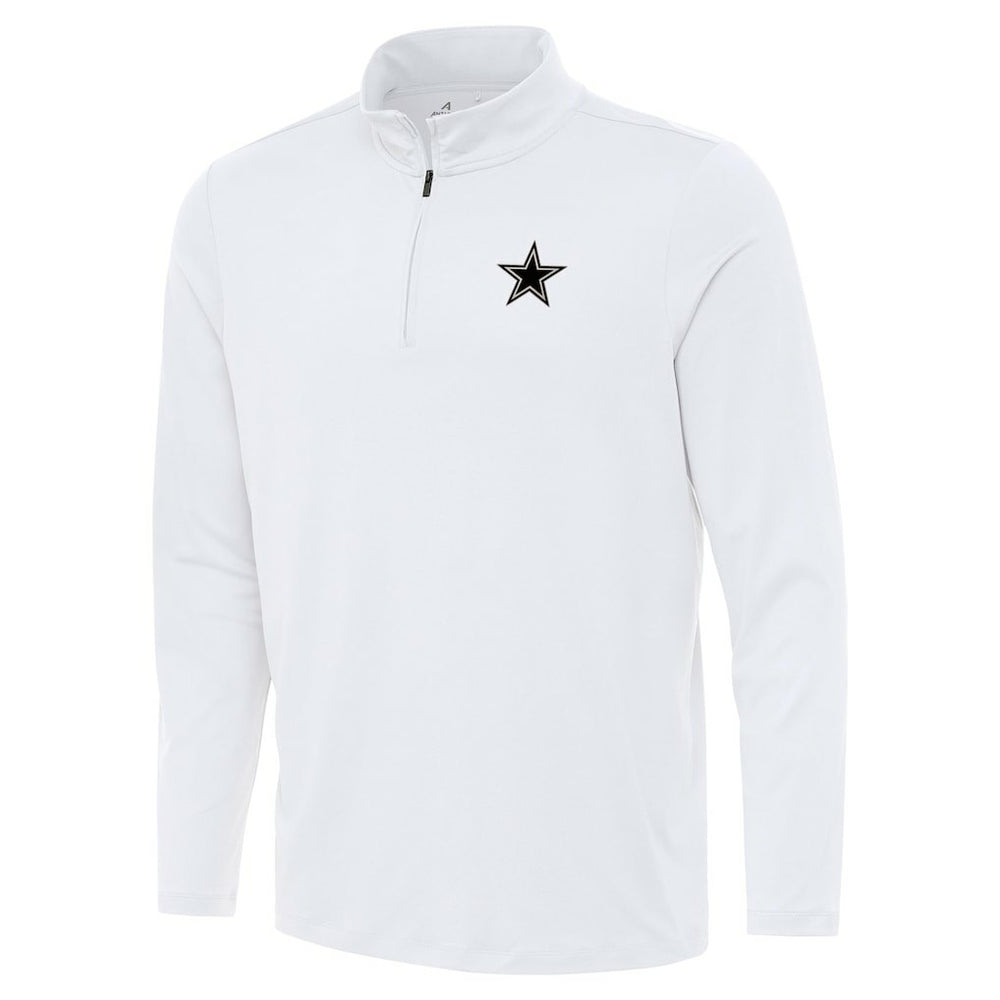 Dallas Cowboys Antigua Reprocess Quarter-Zip Top - White - NFL