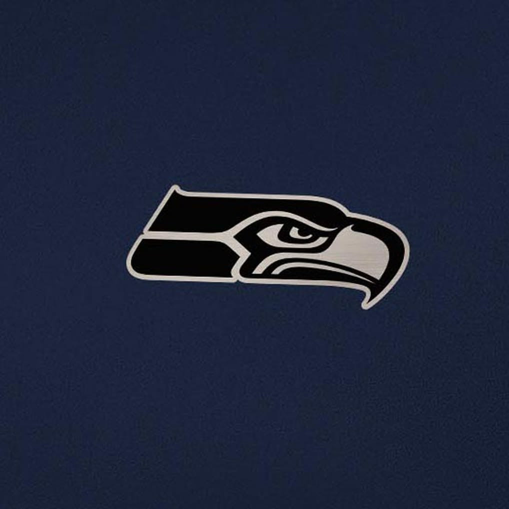 Seattle Seahawks Antigua Reprocess Quarter-Zip Top - College Navy - NFL