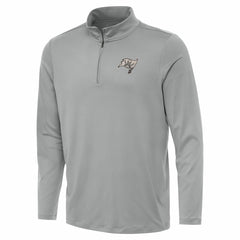 Tampa Bay Buccaneers Antigua Reprocess Quarter-Zip Top - Gray - NFL