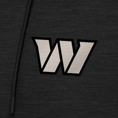 Washington Commanders Antigua Spikes Raglan Quarter-Zip Hoodie - Heather Black - NFL