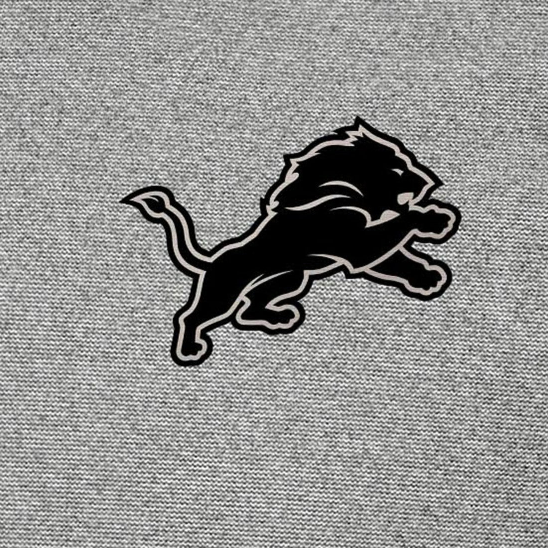 Detroit Lions Antigua Subtle Quarter-Zip Top - Heather Gray - NFL