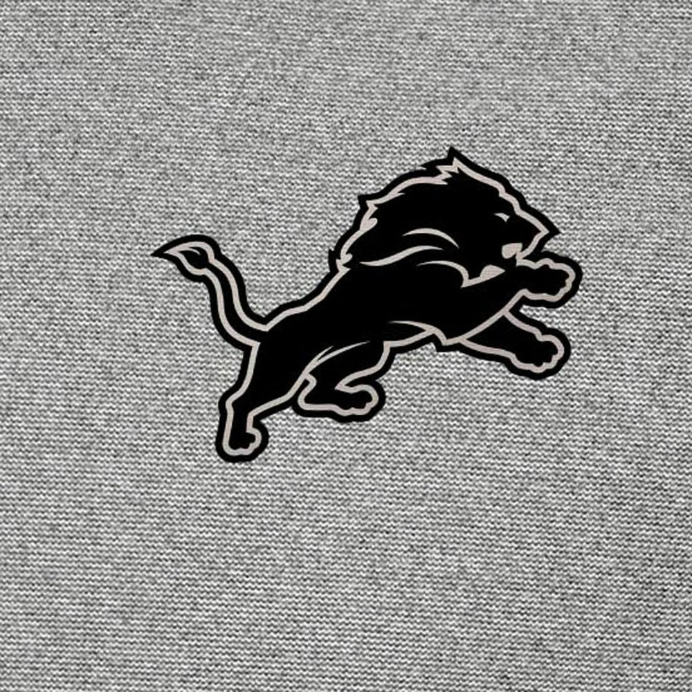 Detroit Lions Antigua Subtle Quarter-Zip Top - Heather Gray - NFL