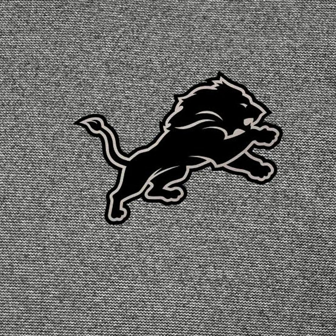 Detroit Lions Antigua Subtle Quarter-Zip Top - Heather Black - NFL