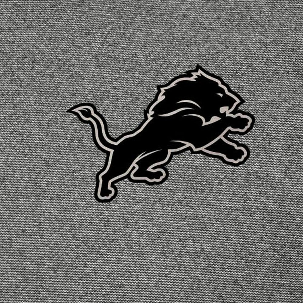 Detroit Lions Antigua Subtle Quarter-Zip Top - Heather Black - NFL