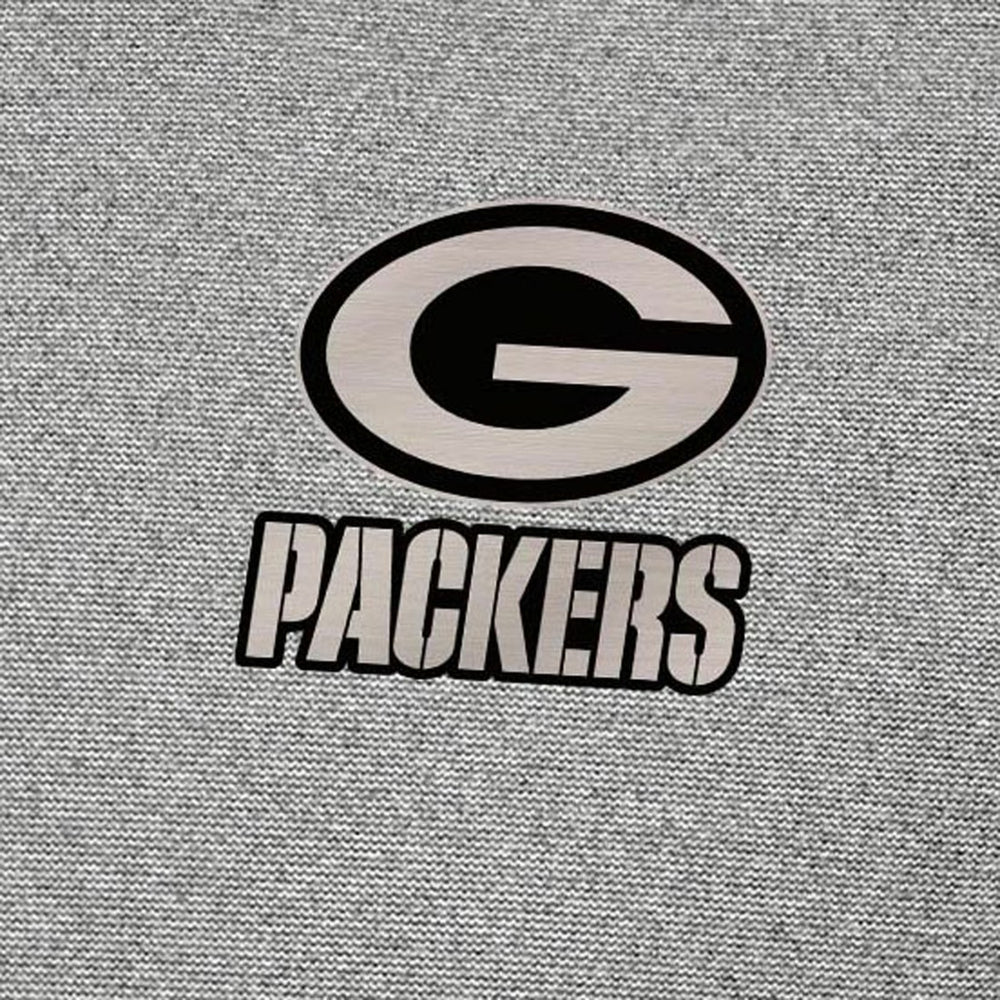 Green Bay Packers Antigua Subtle Quarter-Zip Top - Heather Gray - NFL