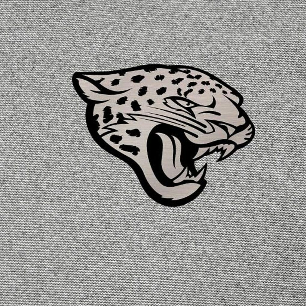 Jacksonville Jaguars Antigua Subtle Quarter-Zip Top - Heather Gray - NFL