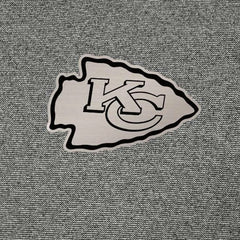 Kansas City Chiefs Antigua Subtle Quarter-Zip Top - Heather Black - NFL