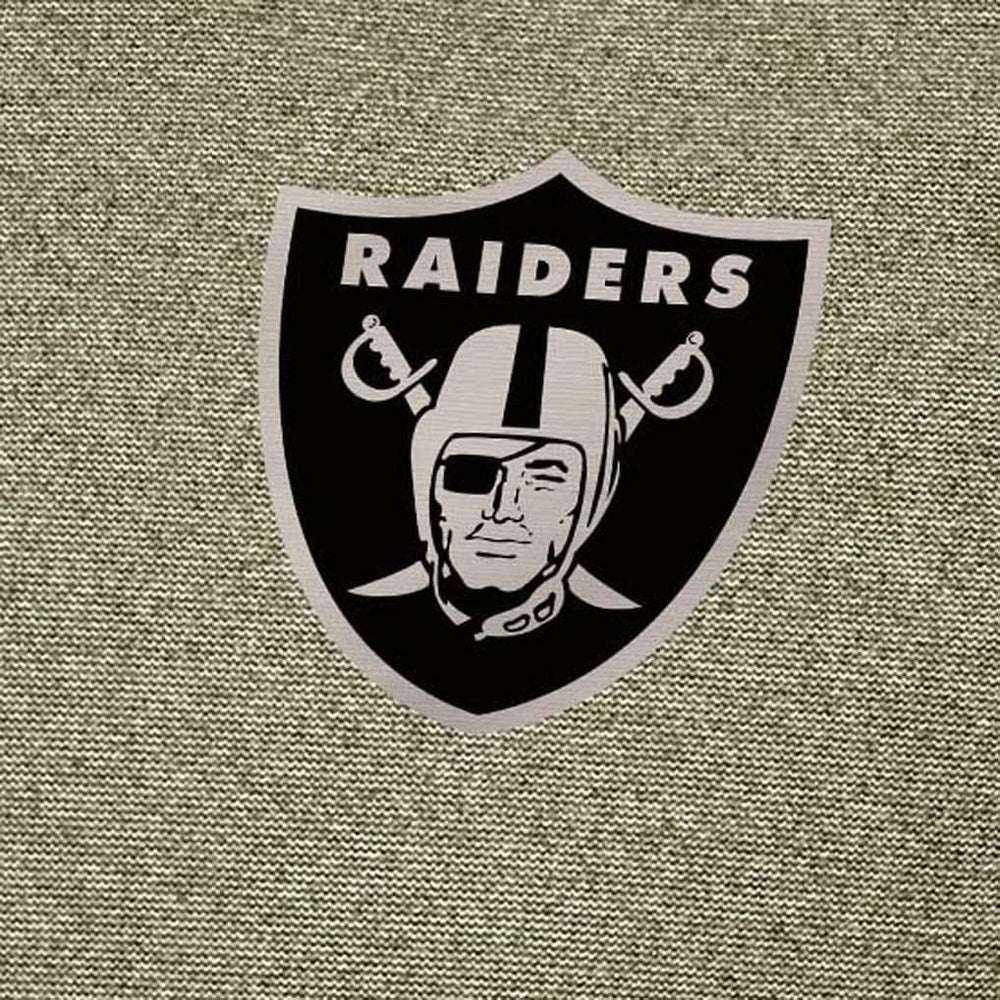 Las Vegas Raiders Antigua Subtle Quarter-Zip Top - Heather Olive - NFL