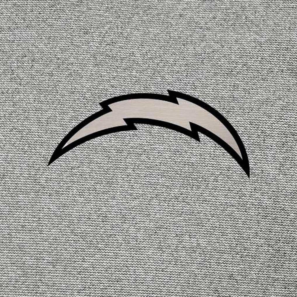 Los Angeles Chargers Antigua Subtle Quarter-Zip Top - Heather Gray - NFL