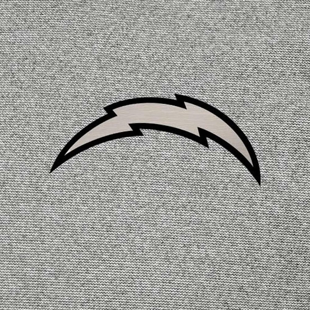 Los Angeles Chargers Antigua Subtle Quarter-Zip Top - Heather Gray - NFL