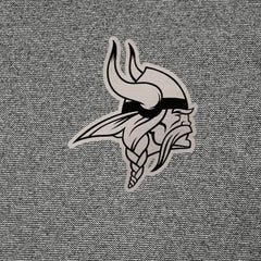 Minnesota Vikings Antigua Subtle Quarter-Zip Top - Heather Black - NFL