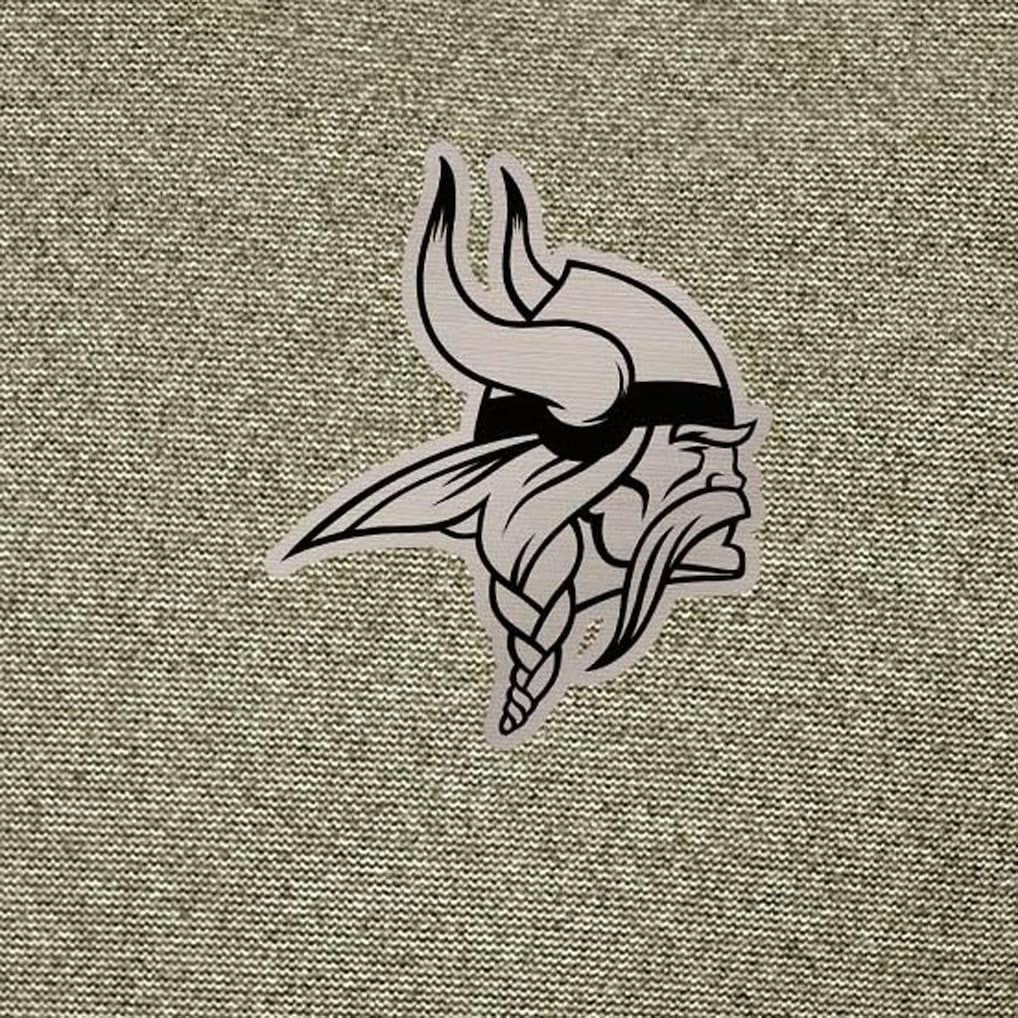 Minnesota Vikings Antigua Subtle Quarter-Zip Top - Heather Olive - NFL