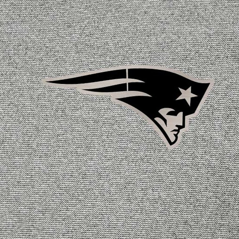 New England Patriots Antigua Subtle Quarter-Zip Top - Heather Gray - NFL