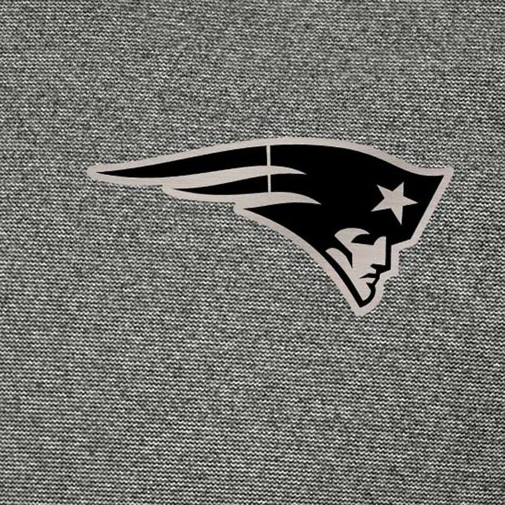 New England Patriots Antigua Subtle Quarter-Zip Top - Heather Black - NFL