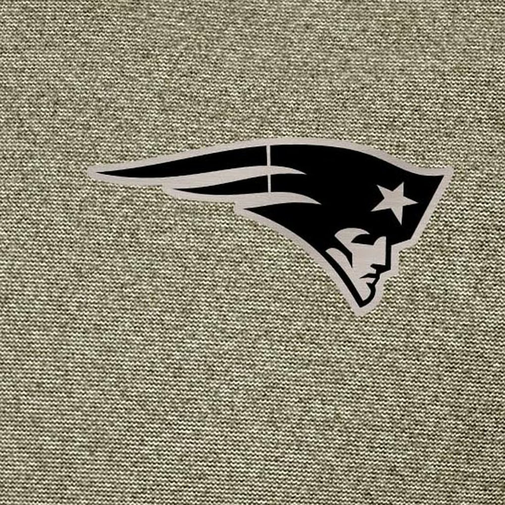 New England Patriots Antigua Subtle Quarter-Zip Top - Heather Olive - NFL