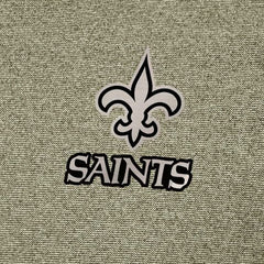 New Orleans Saints Antigua Subtle Quarter-Zip Top - Heather Olive - NFL