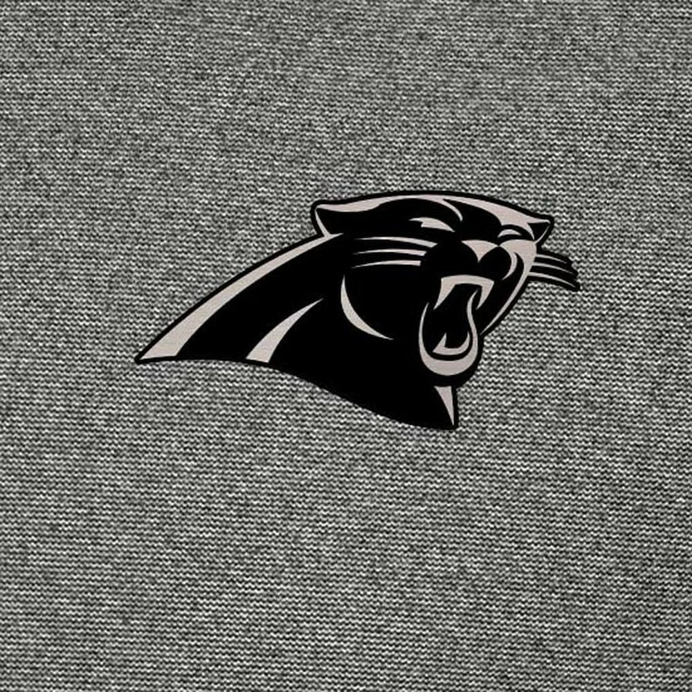 Carolina Panthers Antigua Subtle Quarter-Zip Top - Heather Black - NFL