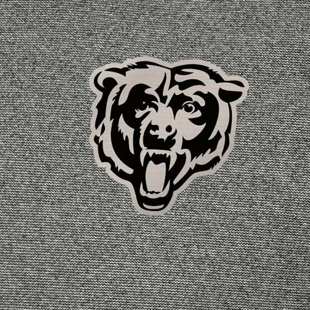 Chicago Bears Antigua Subtle Quarter-Zip Top - Heather Black - NFL
