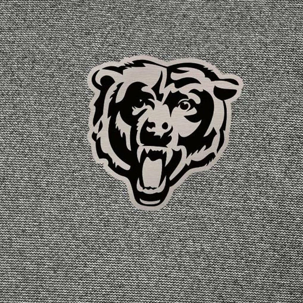 Chicago Bears Antigua Subtle Quarter-Zip Top - Heather Black - NFL