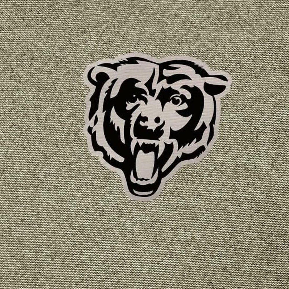 Chicago Bears Antigua Subtle Quarter-Zip Top - Heather Olive - NFL