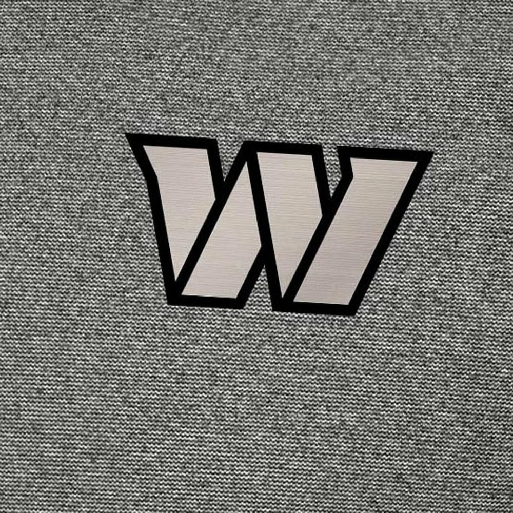 Washington Commanders Antigua Subtle Quarter-Zip Top - Heather Black - NFL