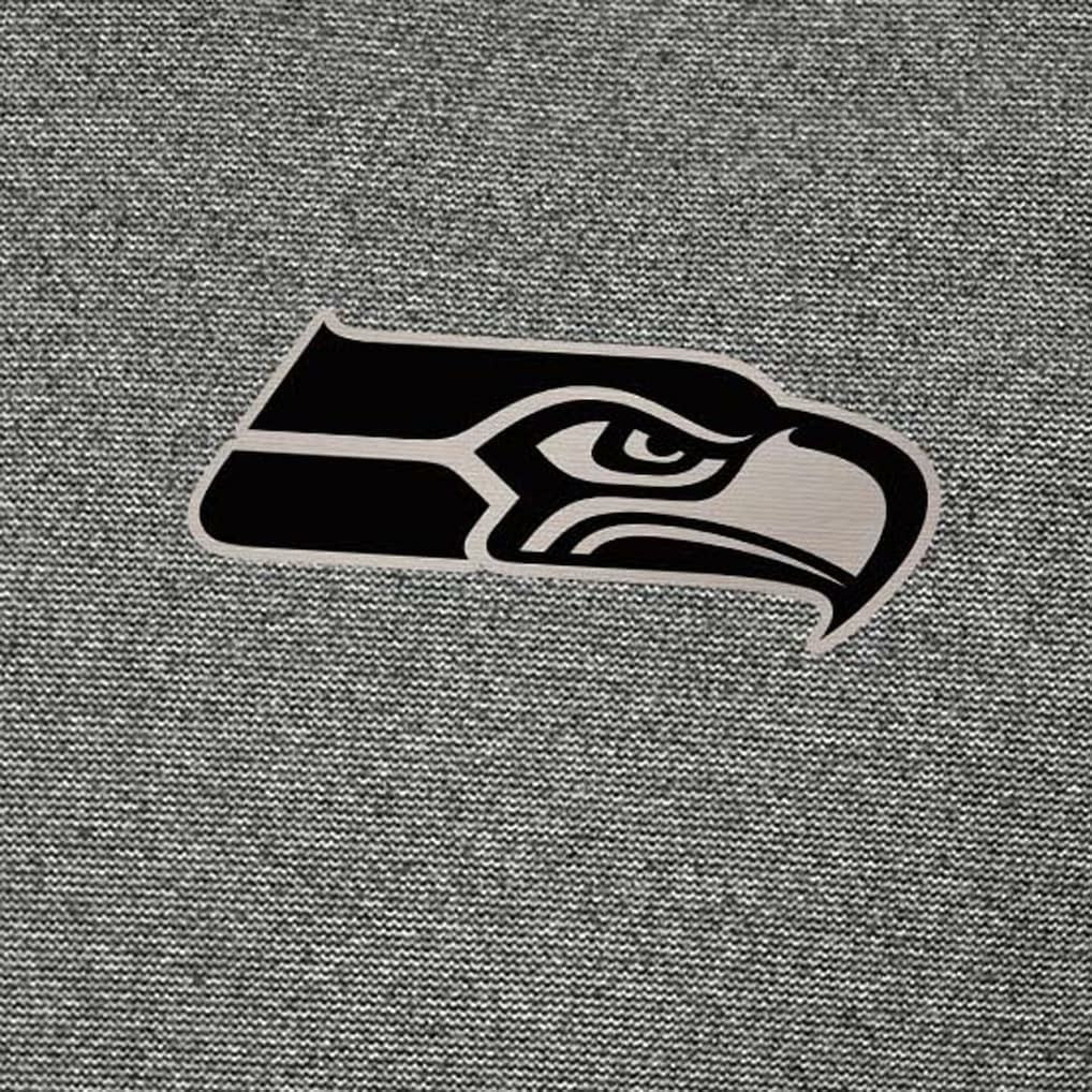Seattle Seahawks Antigua Subtle Quarter-Zip Top - Heather Black - NFL