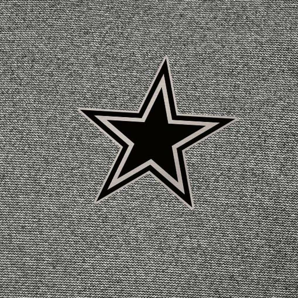 Dallas Cowboys Antigua Subtle Quarter-Zip Top - Heather Black - NFL