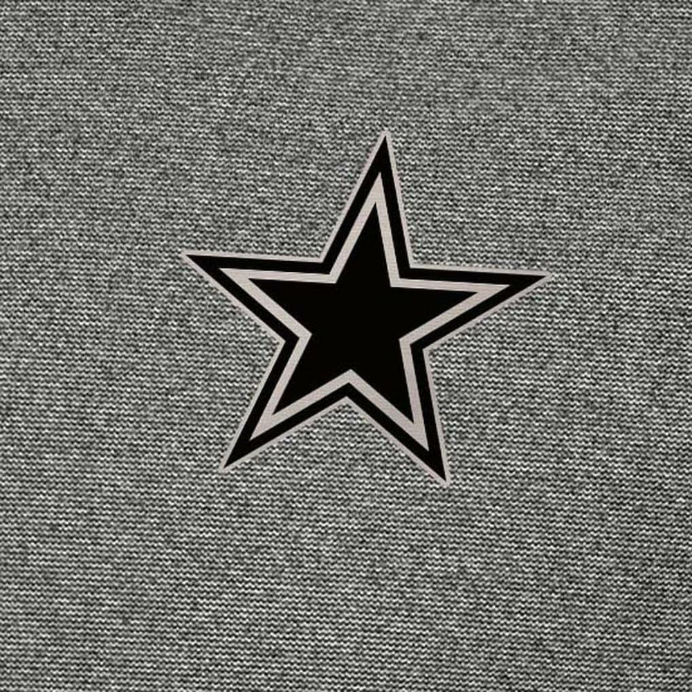 Dallas Cowboys Antigua Subtle Quarter-Zip Top - Heather Black - NFL