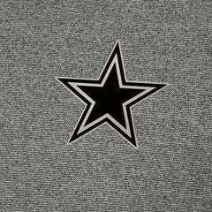 Dallas Cowboys Antigua Subtle Quarter-Zip Top - Heather Black - NFL