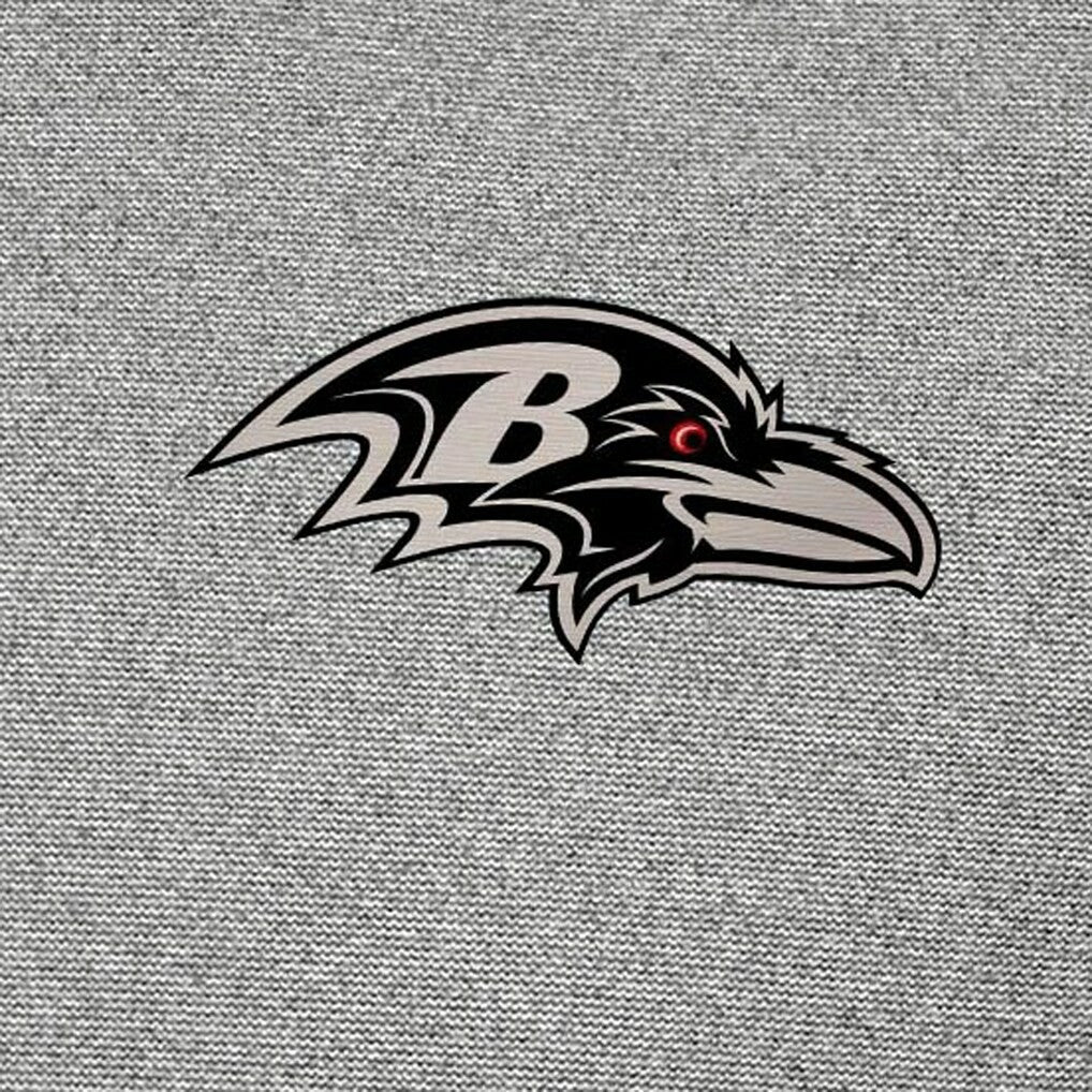 Baltimore Ravens Antigua Subtle Quarter-Zip Top - Heather Gray - NFL