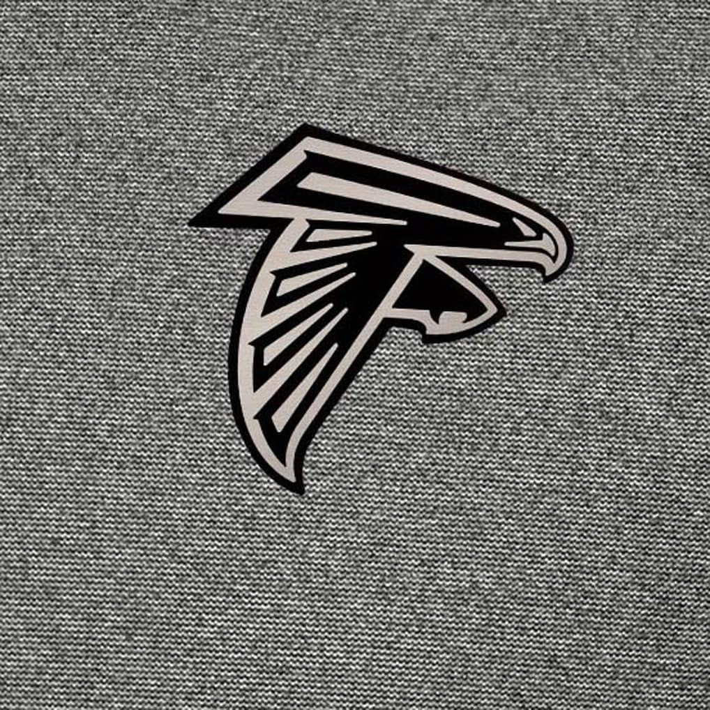 Atlanta Falcons Antigua Subtle Quarter-Zip Top - Charcoal - NFL