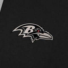 Baltimore Ravens Antigua Brushed Carbon Victory Pullover Hoodie - Black - NFL
