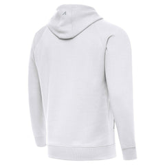 Buffalo Bills Antigua Brushed Carbon Victory Pullover Hoodie - White - NFL