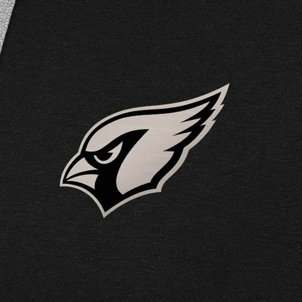 Arizona Cardinals Antigua Brushed Carbon Victory Pullover Hoodie - Black - NFL