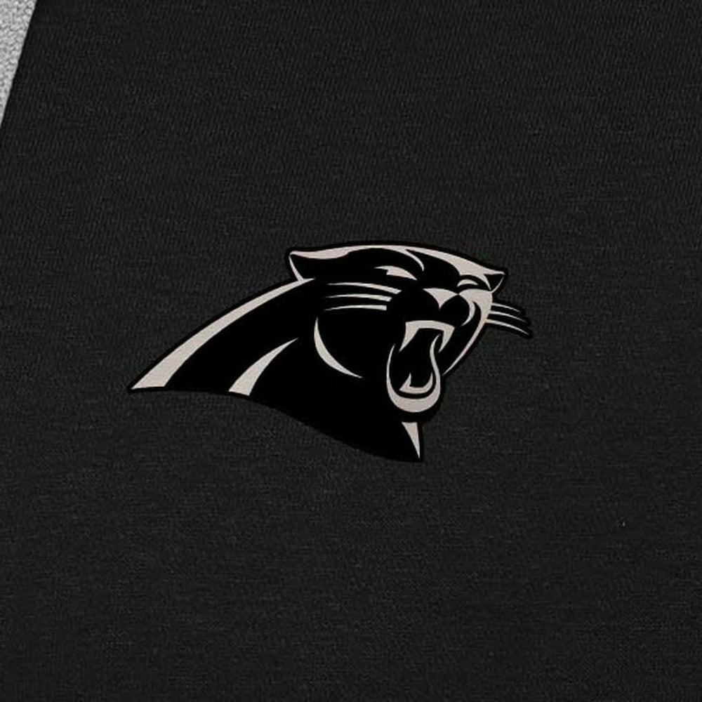 Carolina Panthers Antigua Brushed Carbon Victory Pullover Hoodie - Black - NFL