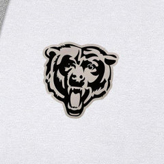 Chicago Bears Antigua Brushed Carbon Victory Pullover Hoodie - White - NFL