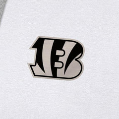 Cincinnati Bengals Antigua Brushed Carbon Victory Pullover Hoodie - White - NFL