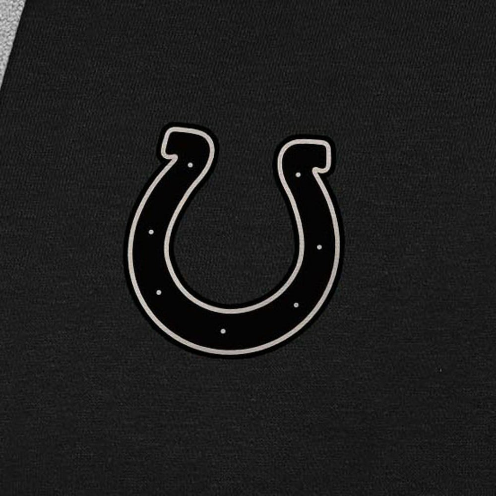 Indianapolis Colts Antigua Brushed Carbon Victory Pullover Hoodie - Black - NFL