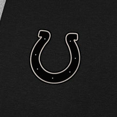Indianapolis Colts Antigua Brushed Carbon Victory Pullover Hoodie - Black - NFL
