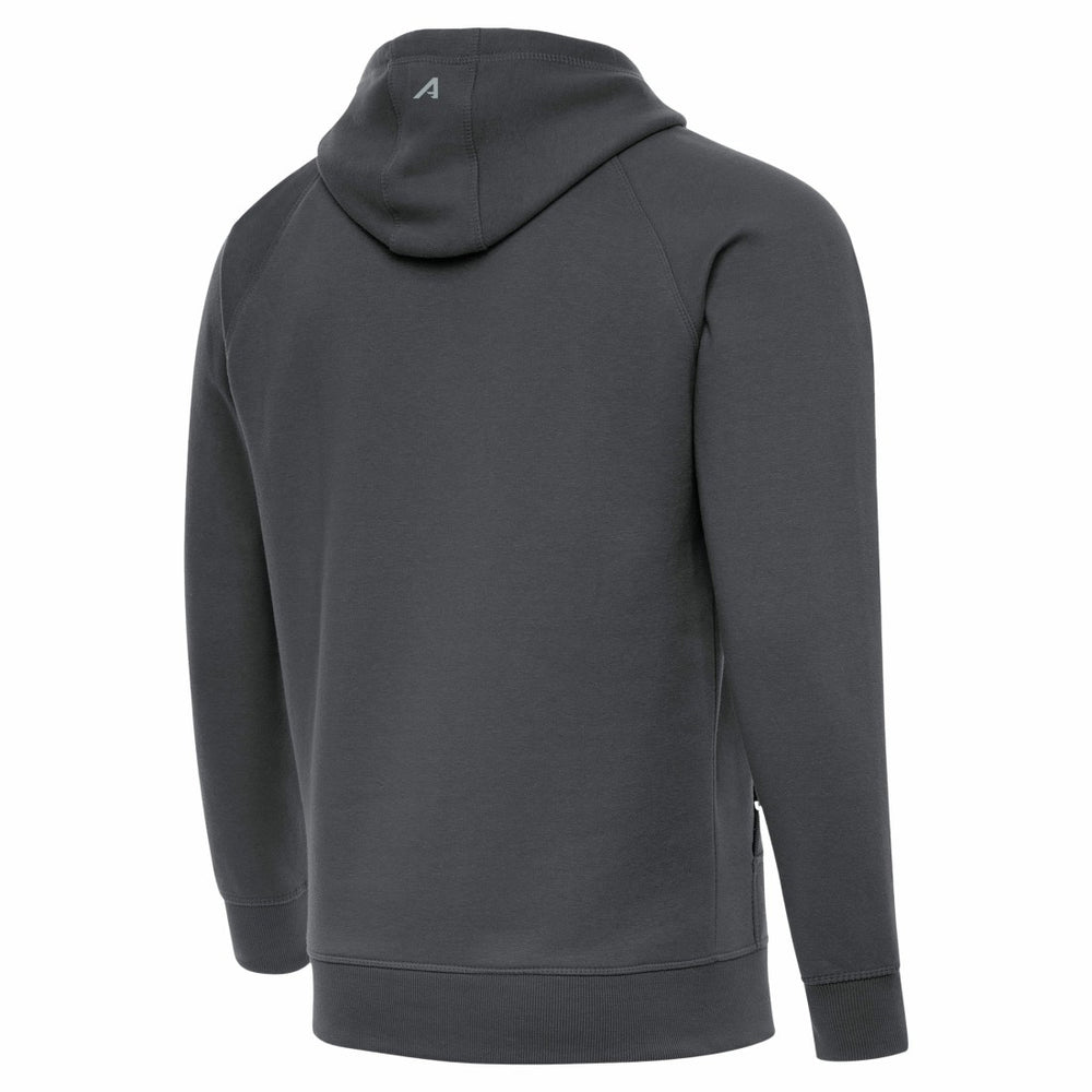 Green Bay Packers Antigua Brushed Carbon Victory Pullover Hoodie - Charcoal - NFL