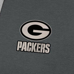 Green Bay Packers Antigua Brushed Carbon Victory Pullover Hoodie - Charcoal - NFL