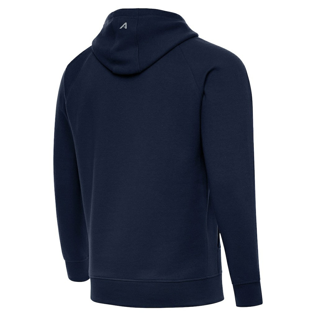 Dallas Cowboys Antigua Brushed Carbon Victory Pullover Hoodie - Navy - NFL