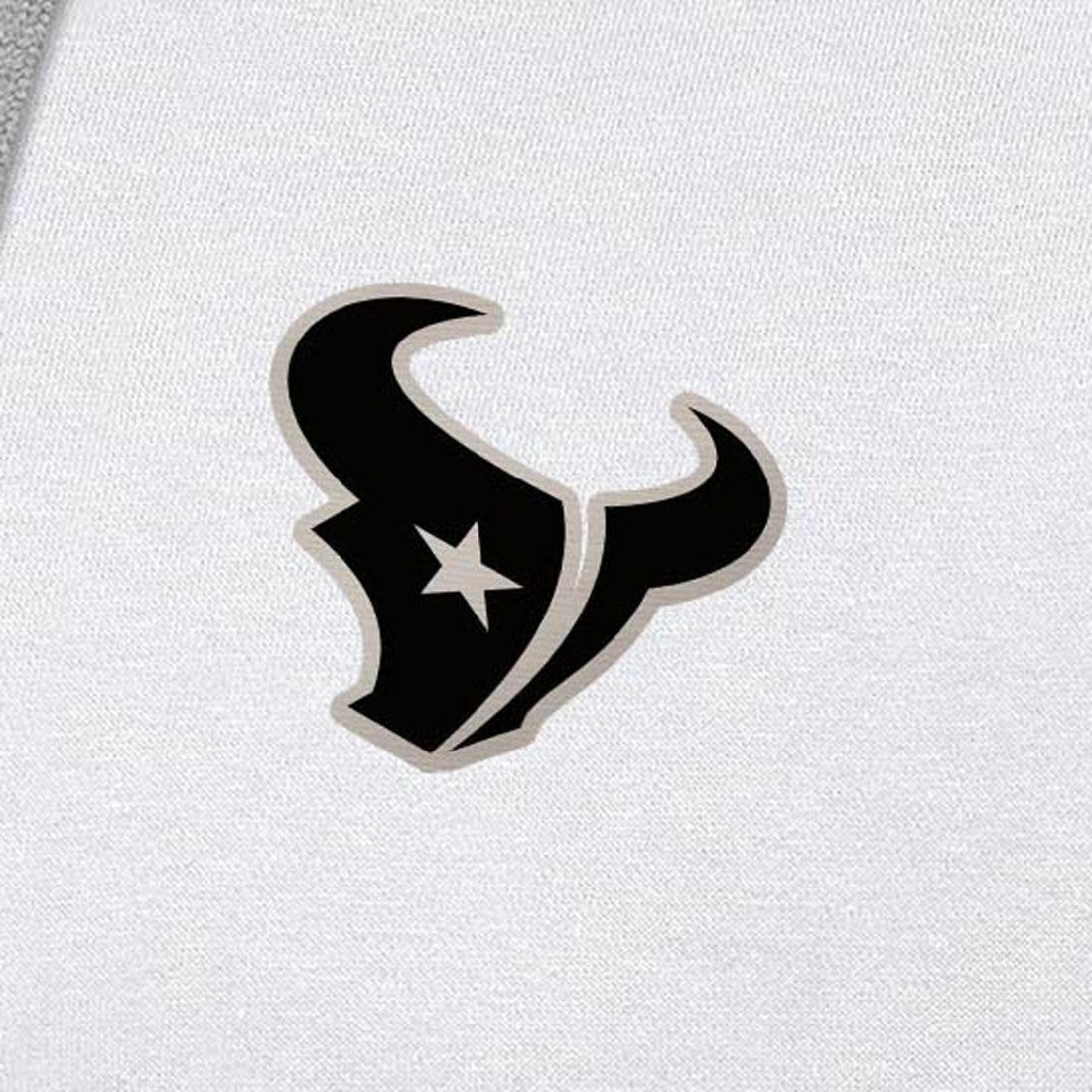 Houston Texans Antigua Brushed Carbon Victory Pullover Hoodie - White - NFL